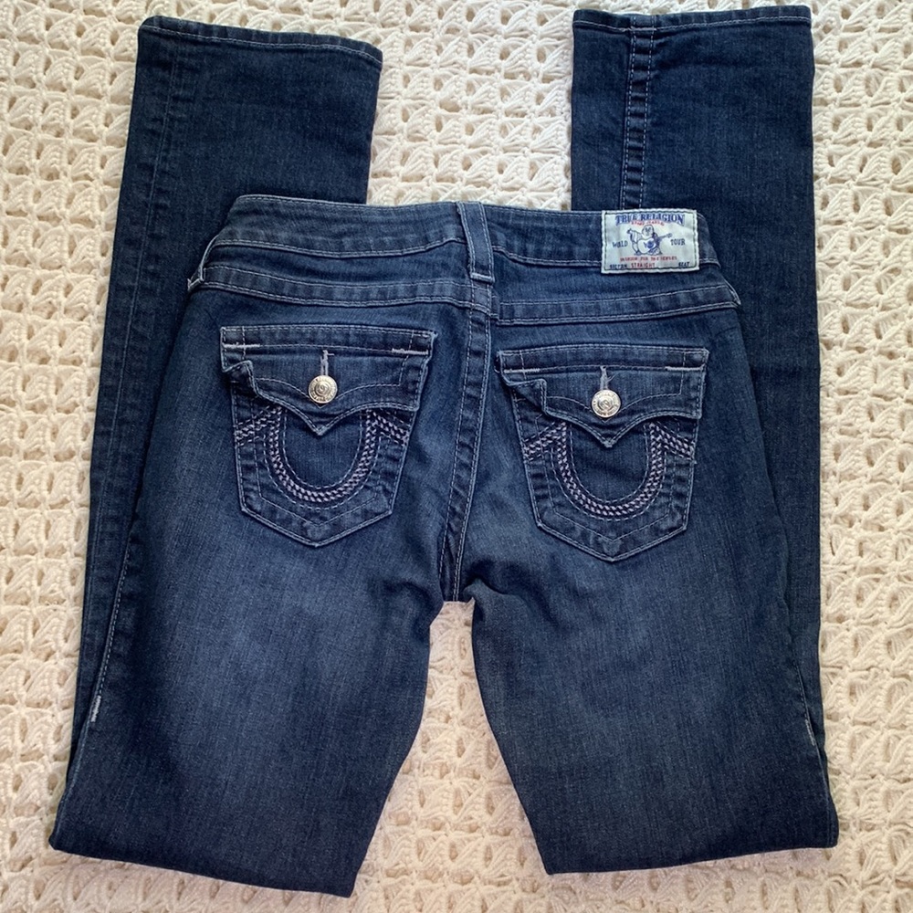 True Religion Low Rise Straight Jeans - Picture 7 of 12